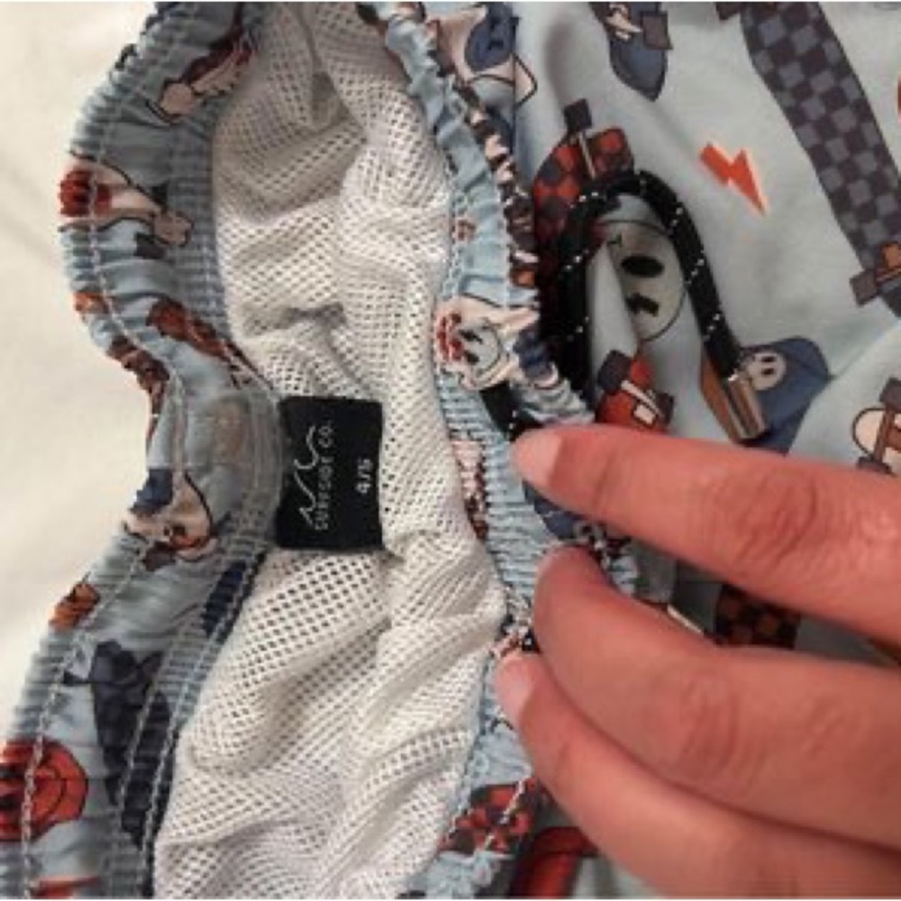 surf side boutique 4-5t swim trunks